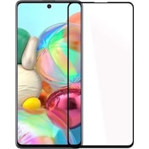 Samsung Galaxy A71 Uyumlu - Seramik Nano Kırılmaz Tam Kaplayan Ekran Koruyucu - Anti Static Özellik