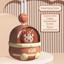 Aurora Açıkton Usb Şarj Karikatür Asılıboyun El Yapraksız Fan Küçük 3