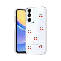 Newface - 435 - Samsung Galaxy Uyumlu S25 Plus Fiyonk Desenli Kapak - - Zero-hls - Desen 9