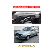Volkswagen Golf 2 1983-1992 Torpido Koruma Halısı Kırmızı Kenar