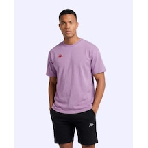 Kappa Jona Tshirt Erkek Mor Oversize Tişört