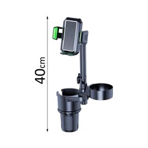 Araç İçi Telefon Tutucu Ve Çift Bardak Tutuculu Büyük Boy 40 Cm Yükseklik Kullanımı Kolay Ve Pratik Fonksiyonel Telefon Tutucu Sb-3066s