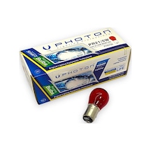 PHOTON 12V 1016 AMPUL 21/5W (ŞAŞI YAKIN TIRNAK) (KIRMIZI) (1 AD)