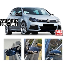 Volkswagen Golf 6 Yarasa Ayna Kapağı Piano Black - Abs Plastik