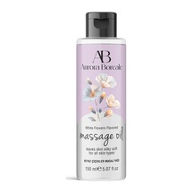 Aurora Boreale Beyaz Çiçek Aromalı Masaj Yağı 150ml