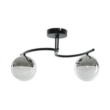 Fuji Modern Dekoratif Siyah Renk Salon - Mutfak - Yatak Odası 2 Li Led Avize Diğer