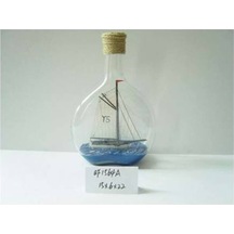 DENİZCİLİK GRUBU › Marine Şişe Gemi-Z&A ŞİŞE GEMİ15X6X22 cm