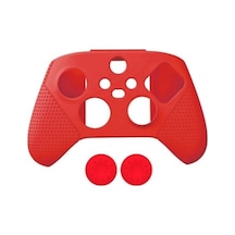 Tyx-0626 Matris Xbox Series X-xbox Series S Joystick Analog Koruyucu Silikon Kılıf Kırmızı