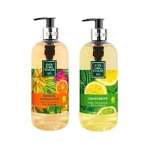 Eyüp Sabri Tuncer Çeşme Limonu + Bodrum Mandalinası Doğal Zeytinyağlı Sıvı Sabun 2 x 500 ML