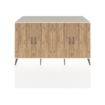 Kronos Konsol 4 Raflı 4 Kapaklı 176x59x99 Aytaşı-çam/aytaşı Atlas Çam/aytası - Aytası