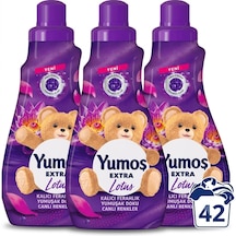 Şeylişeyler - Yumoş Ekstra Konsantre Çamaşır Yumuşatıcısı Lotus 1008 Ml 42 Yıkama 3 Adet 3'lü Set