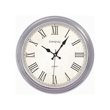 Gümüş Çerçeve Duvar Saati Gümüş