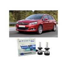 Citroen C4 Led Xenon Kısa Far Ampulü H7 Access Yeni Seri Beyaz 2012-2017
