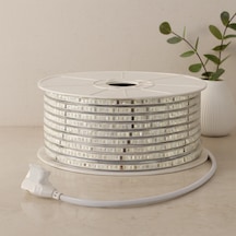 Dış Mekan 220v Şerit Led 120led 100m 3000k / Günışık