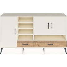 Arges Konsol 8 Raflı 2 Çekmeceli 3 Kapaklı 176x30x99 Aytaşı-aytaşı/çam Aytası/atlas Çam - Aytası