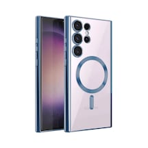 Samsung Galaxy S23 Ultra Kılıf Kross Magneticsafe Kapak - Sierra Blue