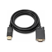 Primex Px-1256 1.5 Metre Displayport To Vga Kablo, Dp Erkek To Vga Erkek Çevirici Kablo, Displayport Bilgisayar Laptop Ekran Kartından Vga Monitöre Gö