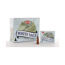 2 Adet White Sage Aromalı Konik Tütsü Incense Cone, Tütsü Konisi, Ortam Kokulandırma, Meditasyon Ve Ritüel Kullanımı