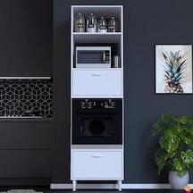 Modilayn Anka 60x217x56 Cm Boyutunda Ankastre 2 Kapaklı Mini/midi Mikrodalga Fırın Dolabı Beyaz Modilayn Anka 60x217x56 Cm Boyutunda Ankastre 2 Kapaklı Mini/midi Mikrodalga Fırın Dolabı Beyaz
