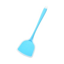 Topshop1 Mavi Silikon Spatula, Yapışmaz Tava Özel, Yüksek Isıya Dayanıklı Ev Mutfağı Karıştırma Aleti Mavi