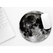 Mouse Pad - Dolunay - Yuvarlak Mouse Pad, 19,50 Cm