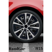 Ford Taunus 15 İnç Jant Kapağı 4 Adet Siyah Gri C121 Rand