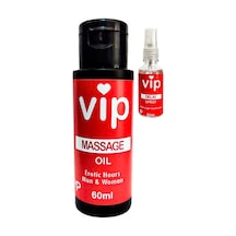Vip 60 Ml Erotikmasaj Yağı Yanında 30 Ml Delaysprey