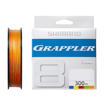 Shımano Grappler Multicolor X8 300 Metre 0.185 Mm,12.3 Kg Çeker,ip Misina,örgü Misina,ipek Misina