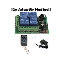 12v Trafolu 433 Mhz 4 Kanal Rf Kumanda Devresi Kepenk Garaj Kapı Kontrol