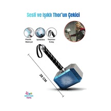 Thor Çekiç Sesli Ve Işıklı Kırılmaz Malzeme Thor'un Çekici 28 Cm.