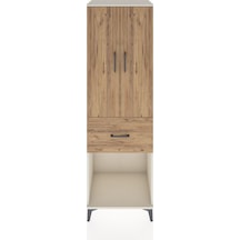 Hyperion Dolap Tek Raflı Tek Çekmeceli Tek Askılı 60x44x195 Aytaşı-çam Aytası