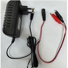 Ayt Weko 14.4 Volt 1 Amper 5.5x2.5 Mm Uçlu + Krokodil Aparatlı Akü Şarj Cihazı Aleti Wk-29112