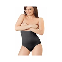 Elite Life Elite Kadın Dikişsiz Yüksek Bel Slip Korse Siyah