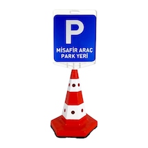 Misafir Araç Park Yeri Çift Taraf Baskı Klasik Kedi Gözlü Ağırlık