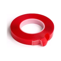 Evyora 2 Metre Güçlü Yapışkanlı Çift Taraflı Slikon Pratik Şeffaf Bant