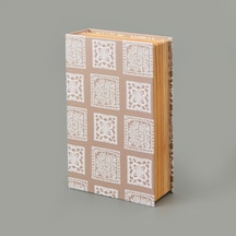 Deco La Vie Boheme Dekoratif Kutu - Bej - 19,5x12x5 Cm Çok Renkli