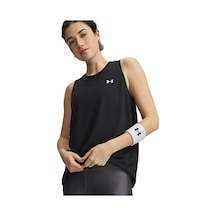 Under Armour Tech Tank Solid Kadın Antrenman Atleti 1383655-001 Siyah Siyah