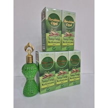 Özel Seri Fıstık Kolonyası - 200 Ml Kalıcı Ve Ferahlatıcı Esanslı Dökme Plastik Şişe Kolonya 5 Adet