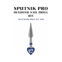 Elmas Oval Armut Freze Mavi Çap 4,0mm