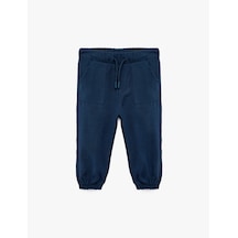 Koton Pamuklu Beli Bağcıklı Modal Karışımlı Basic Jogger Pantolon Lacivert 6smb40068tw Lacivert