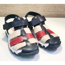 Wendy K-101 Erkek Çocuk Günlük Sandalet Lacivert / Bej / Kırmızı Beyaz
