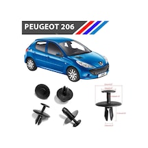 206 Izalatör Davlumbaz Iç Aksam Çok Amaçli Klips 6997T2 523839261