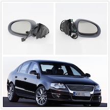 Volkswagen B6 3c1857507 Passat Ayna Elektirikli Isıtmalı Komple Ayna Sol Şoför Tarafı
