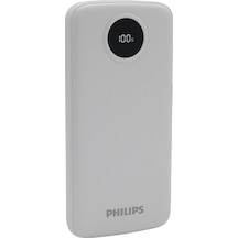 Philips Dlp7712cb 10.000mah Pd Hızlı Şarj Dijital Ekranlı Beyaz Powerbank Çok Renkli