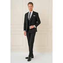 Efor Slim Fit Siyah Klasik Takım Elbise Tk 896 Siyah