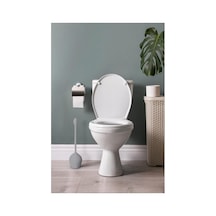 Lotus Tuvalet Fırçası-gri Beyaz - Çok Renkli