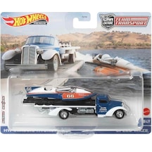 Hot Wheels Premium Hcr31 Team Transport Hw Classic Hydroplane/speed Waze