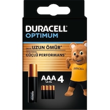 Duracell Optimum AAA İnce Kalem Pil 1,5V 4'lü Paket (MX2400)
