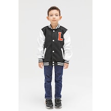 Benitto Kids Benittokids Erkek Çocuk Mevsimlik Kaşe Kolej Mont 51299 Siyah
