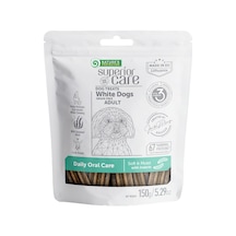 Nature S Protection Superior Care Beyaz Tüylü Köpekler İçin Böcek Proteinli Günlük Ağız Bakım Köpek Ödülü 150g